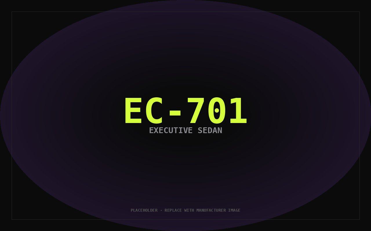 Executive Long-Range Electric Sedan — new-energy vehicle for export from China, reference EC-701